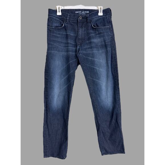 DKNY Jeans Men's Size 33x32 Bleecker Straight Denim - Picture 1 of 11